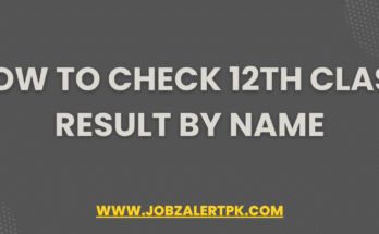 How to Check 12th Class Result by Name
